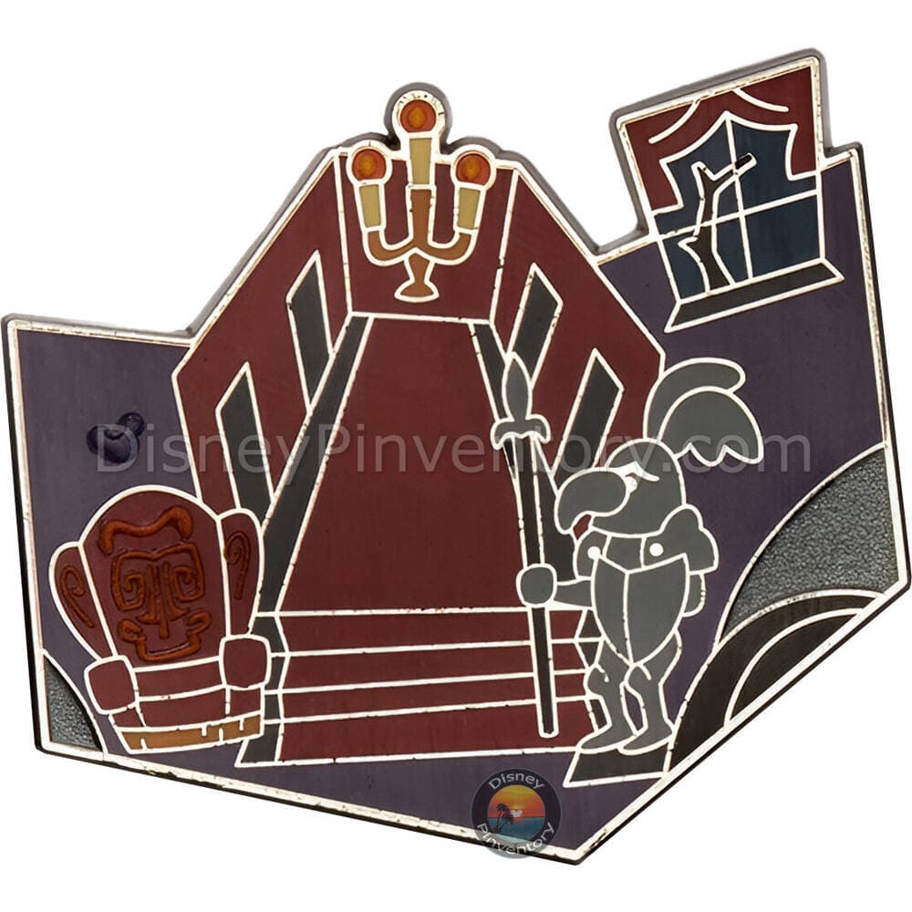 DLR Haunted Mansion Attraction Map Puzzles Mystery Pin Set - Endless Hallway - Pin 46718