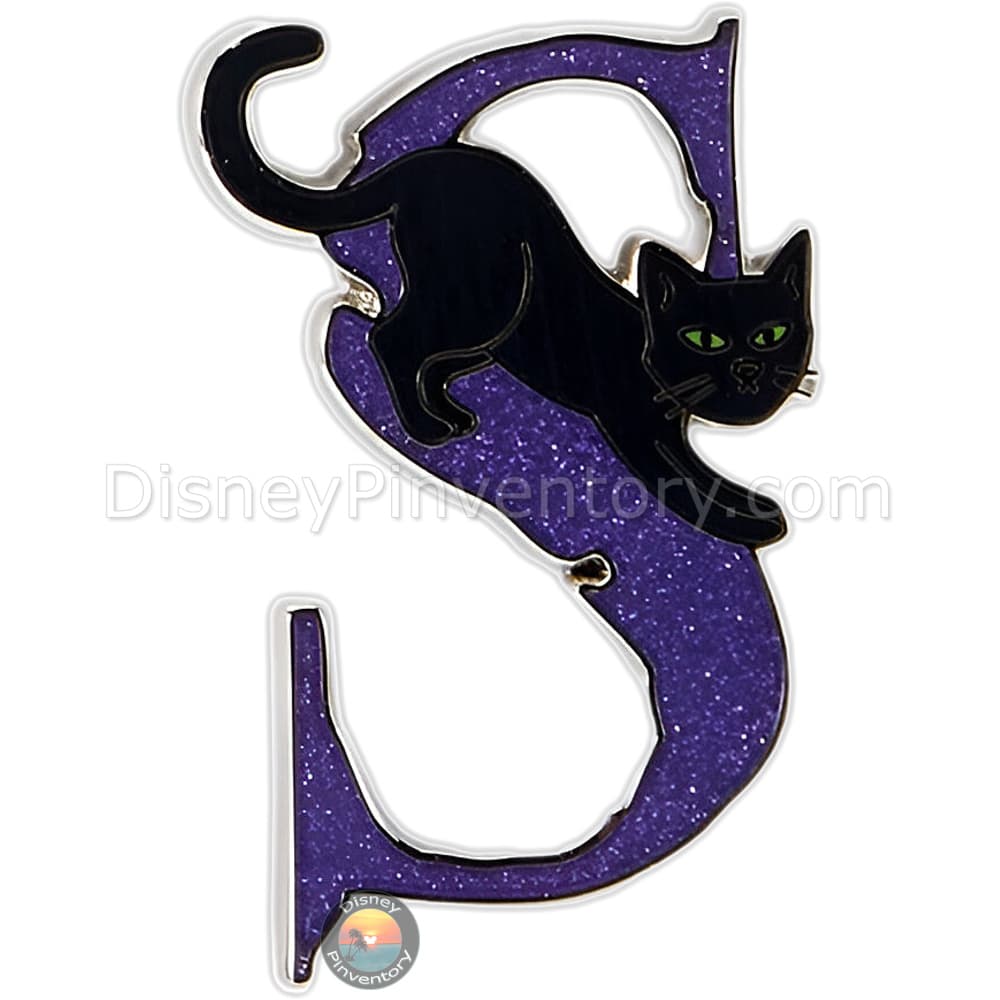 Hocus Pocus Mystery Pin Blind Pin Set - Thackery Binx as Cat "S" Pin - Pin 46750