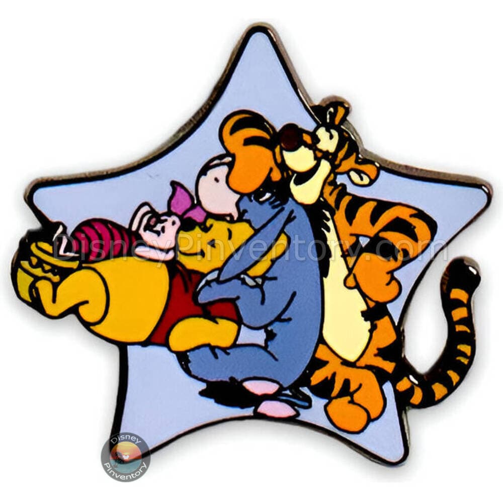 Winnie the Pooh Mystery Series 01 Pin Set - Winnie the Pooh Group (Y805) - FiGPiN - Pin 46769