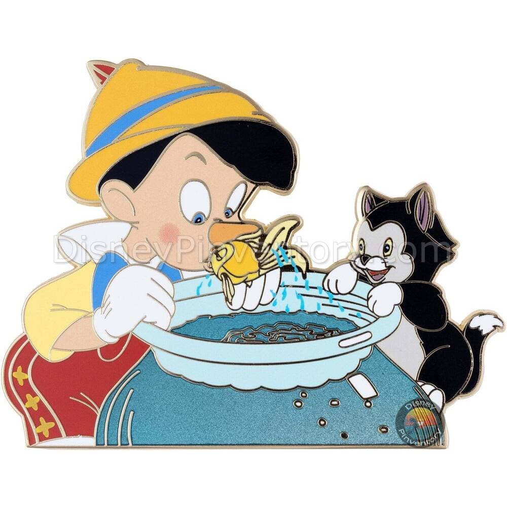 Disney Pinocchio Cleo, and Figaro Pin - PALM Exclusive - Pin 46858