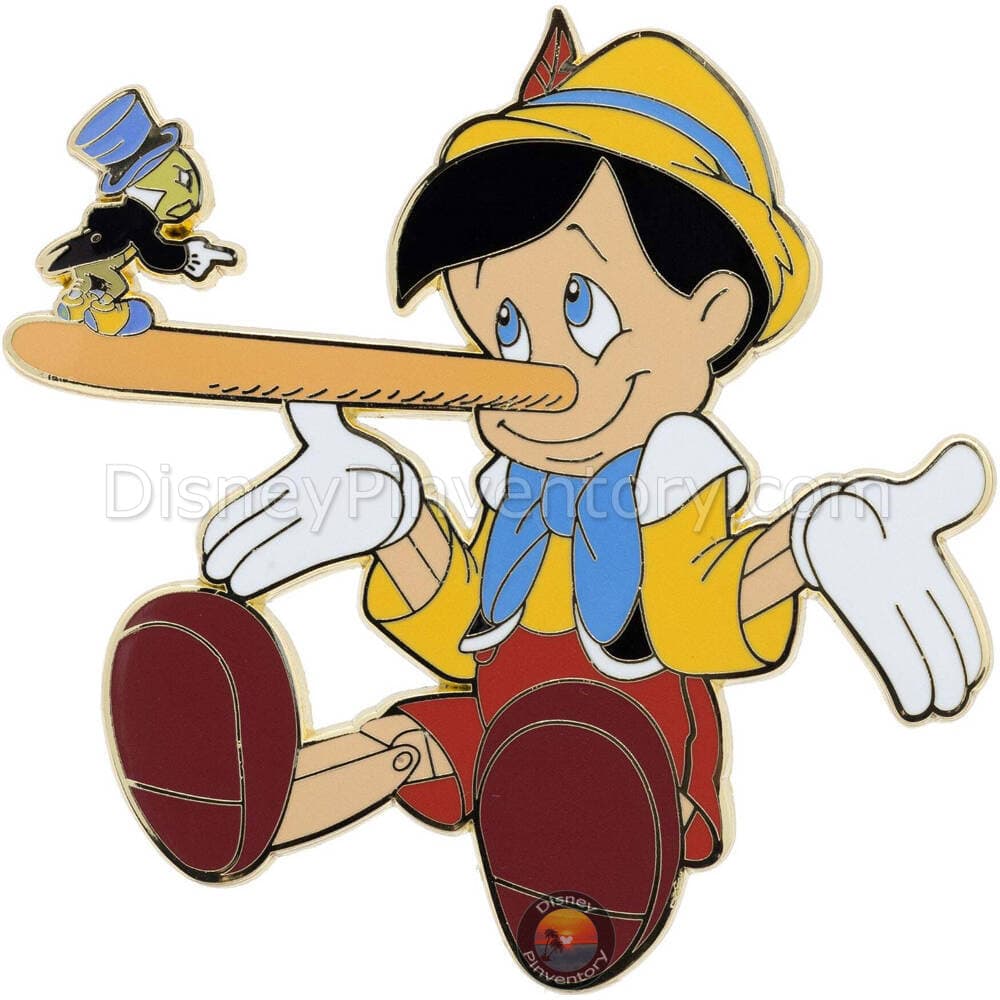 Disney Pinocchio and Jiminy Cricket Pin - PALM Exclusive - Pin 46859