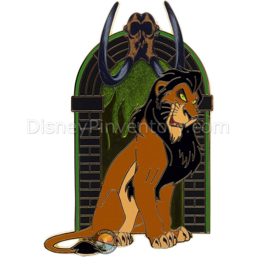 Disney Villains Sinister Passageways Jumbo Mystery Pin Set - Scar - PALM Exclusive - Pin 46907