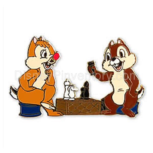 Disney Mall Exclusive Chip & Dale Chess - Pin 4701
