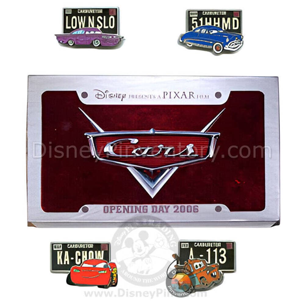 Disney/Pixar's Cars - Opening Day 2006 - Boxed Pin Set - Pin 47041