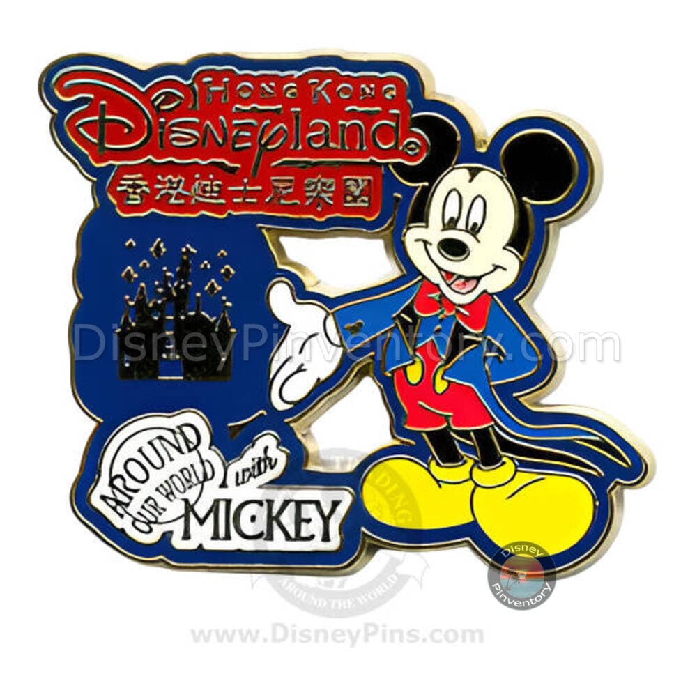 Around Our World With Mickey Pin - Hong Kong Disneyland - Pin 47072