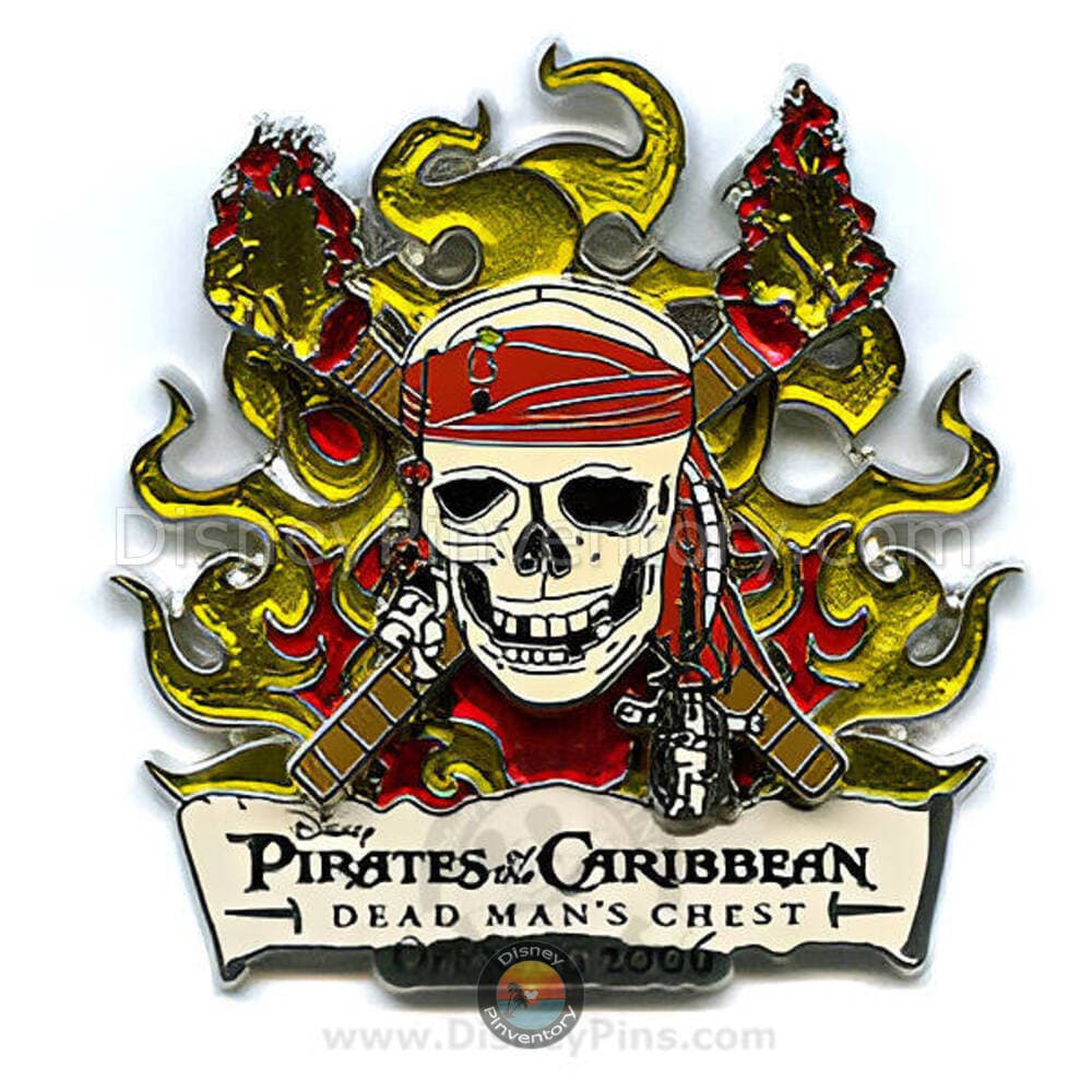 Disney's Pirates of the Caribbean: Dead Man's Chest - Countdown #1 - Movie Logo - Pin 47085
