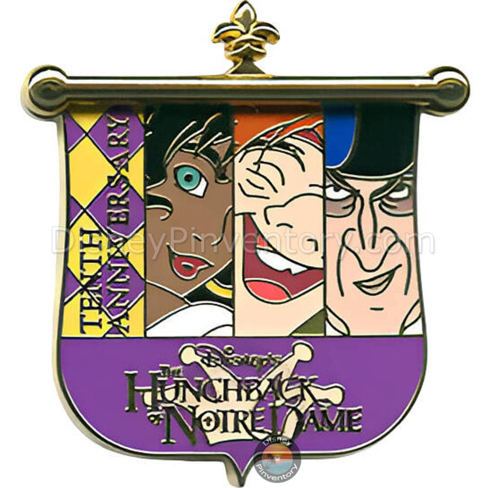 Disney's The Hunchback of Notre Dame 10th Anniversary Pin - Pin 47105