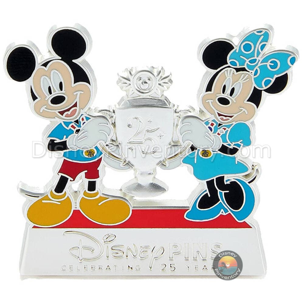 Mickey Mouse and Friends Celebrating Disney Pins 25 Pin Set 4 - Mickey & Minnie Mouse Pin Only - Pin 47107