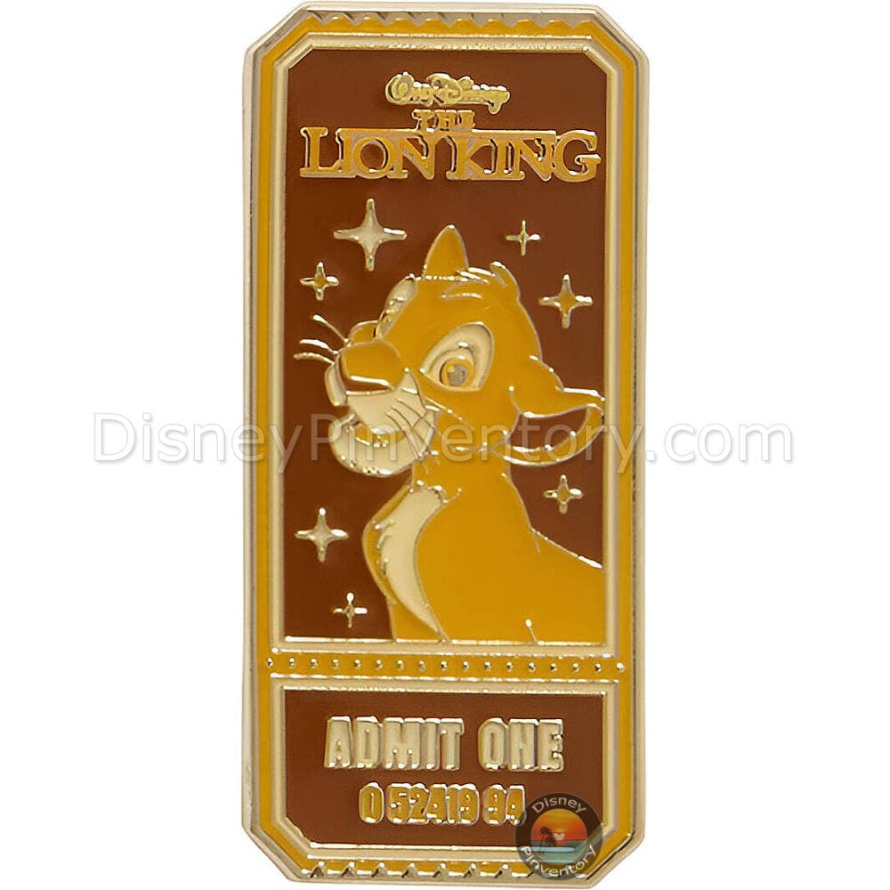 Loungefly Disney Movie Tickets Blind Box Pin Set - Lion King - BoxLunch Exclusive - Pin 47180