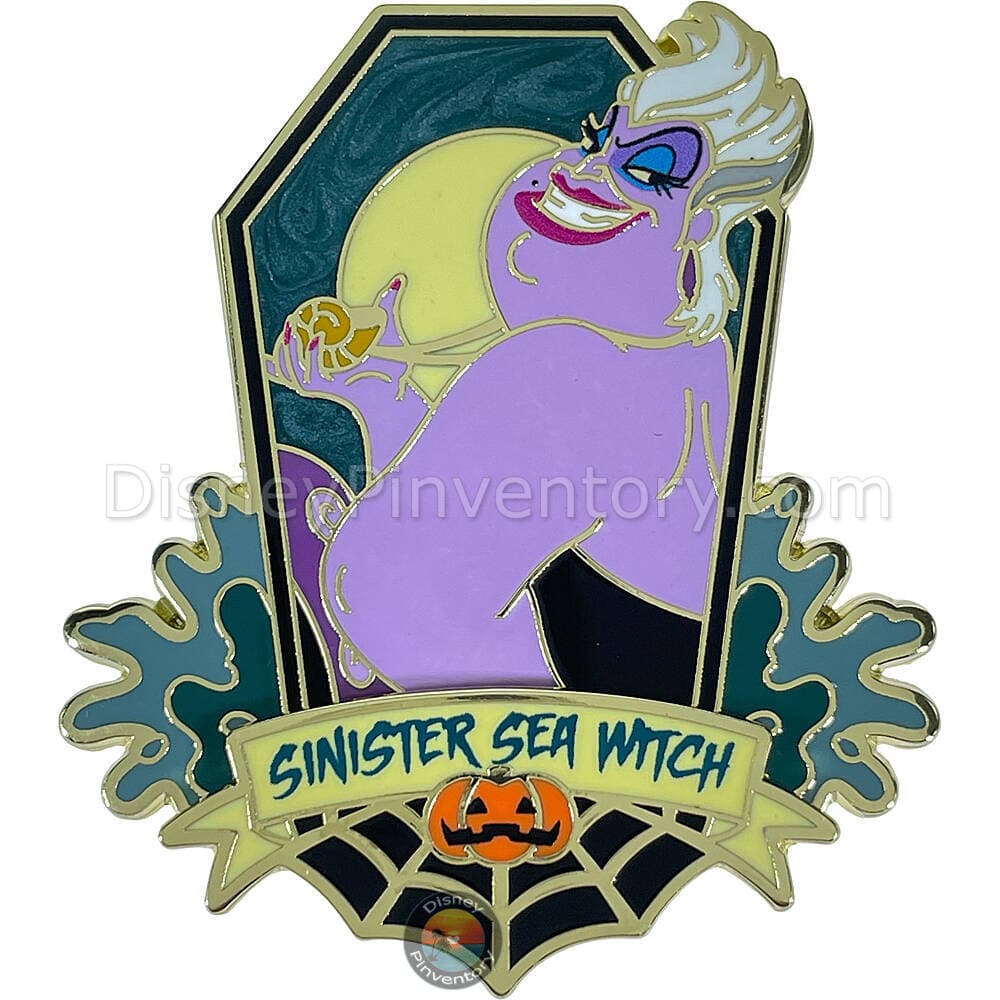 Disney Mysterious Monuments Halloween Pin - Ursula "Sinister Sea Witch" - Pin 47352