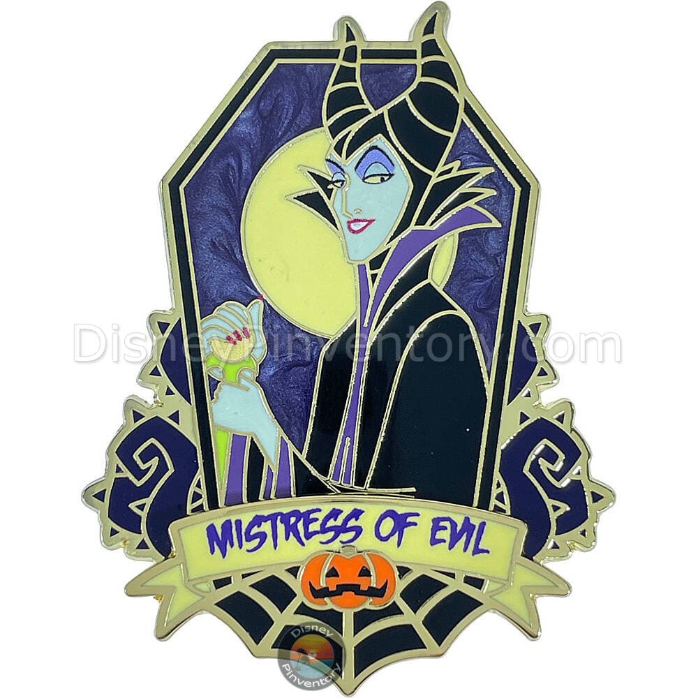 Disney Mysterious Monuments Halloween Pin - Maleficent "Mistress of Evil" Completer - Pin 47353