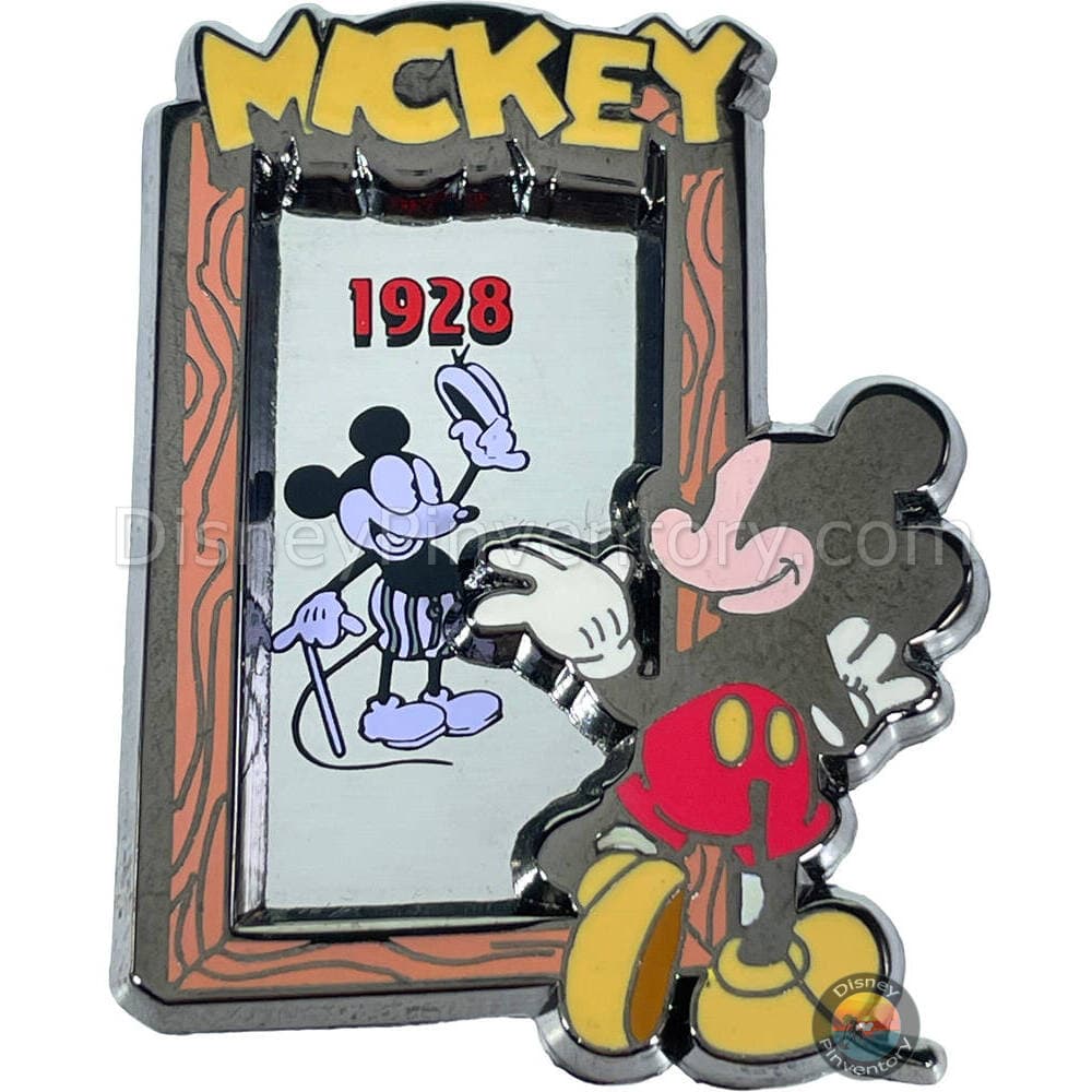 In The Mirror Pin Series - Mickey Mouse 1928 - Disney Store Japan - Pin 47412
