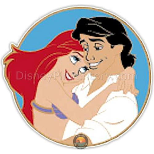 Disney The Little Mermaid Mini Micro Mystery Pin Set - Princess Ariel & Prince Eric - PALM Exclusive - Pin 47506