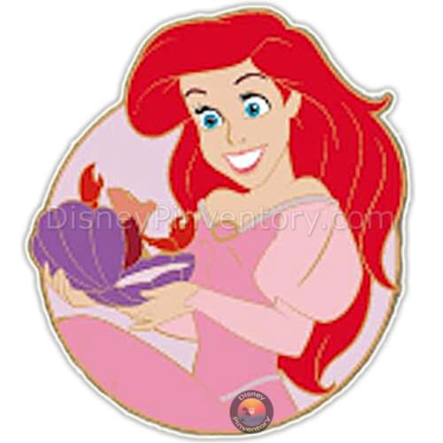 Disney The Little Mermaid Mini Micro Mystery Pin Set - Ariel & Sebastian - PALM Exclusive - Pin 47507