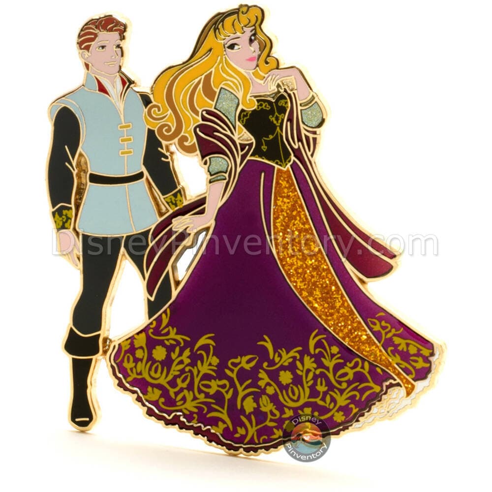 Disney Fairytale Designer Collection Pin Set - Princess Aurora & Prince Philip - Pin 47648