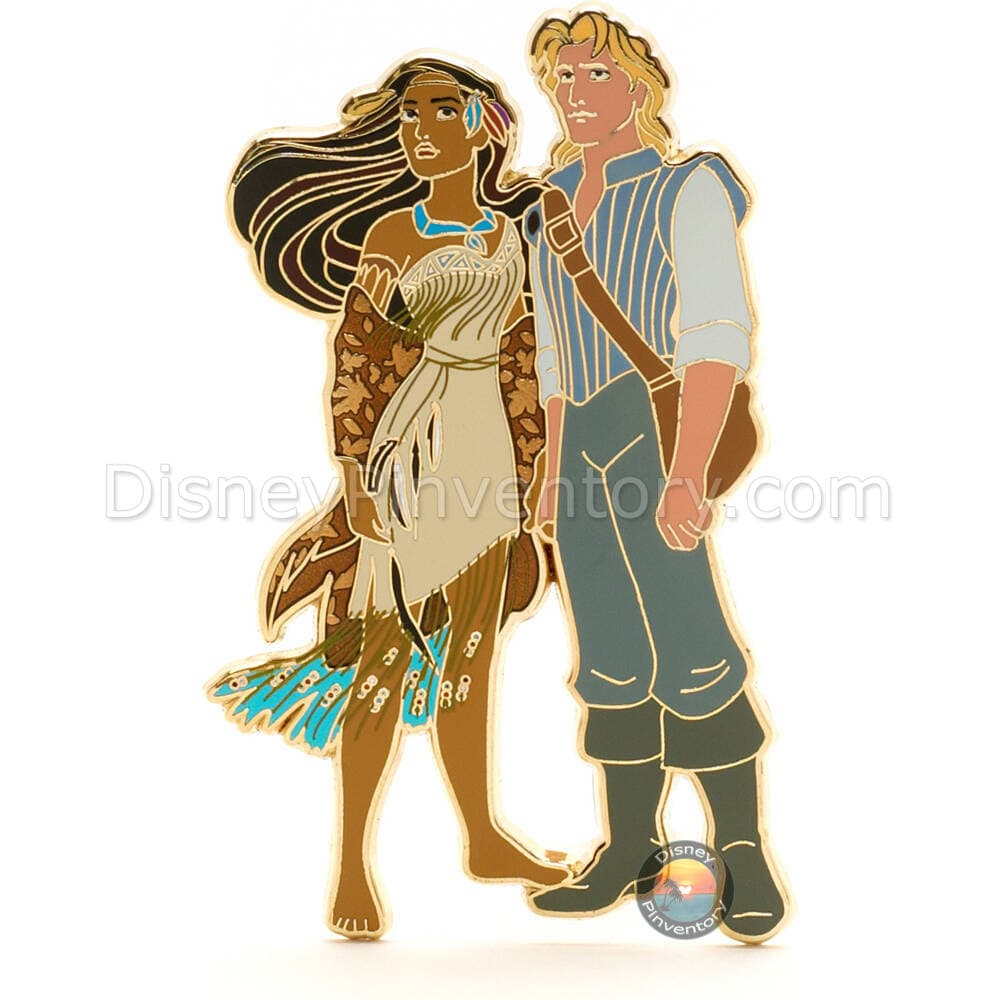 Disney Fairytale Designer Collection Pin Set - Pocahontas & John Smith - Pin 47650