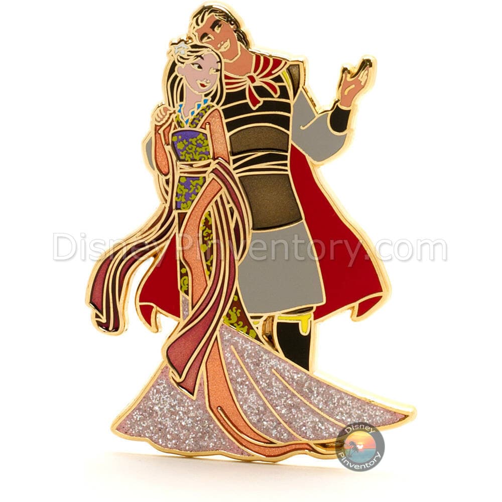 Disney Fairytale Designer Collection Pin Set - Fa Mulan & Li Shang - Pin 47652