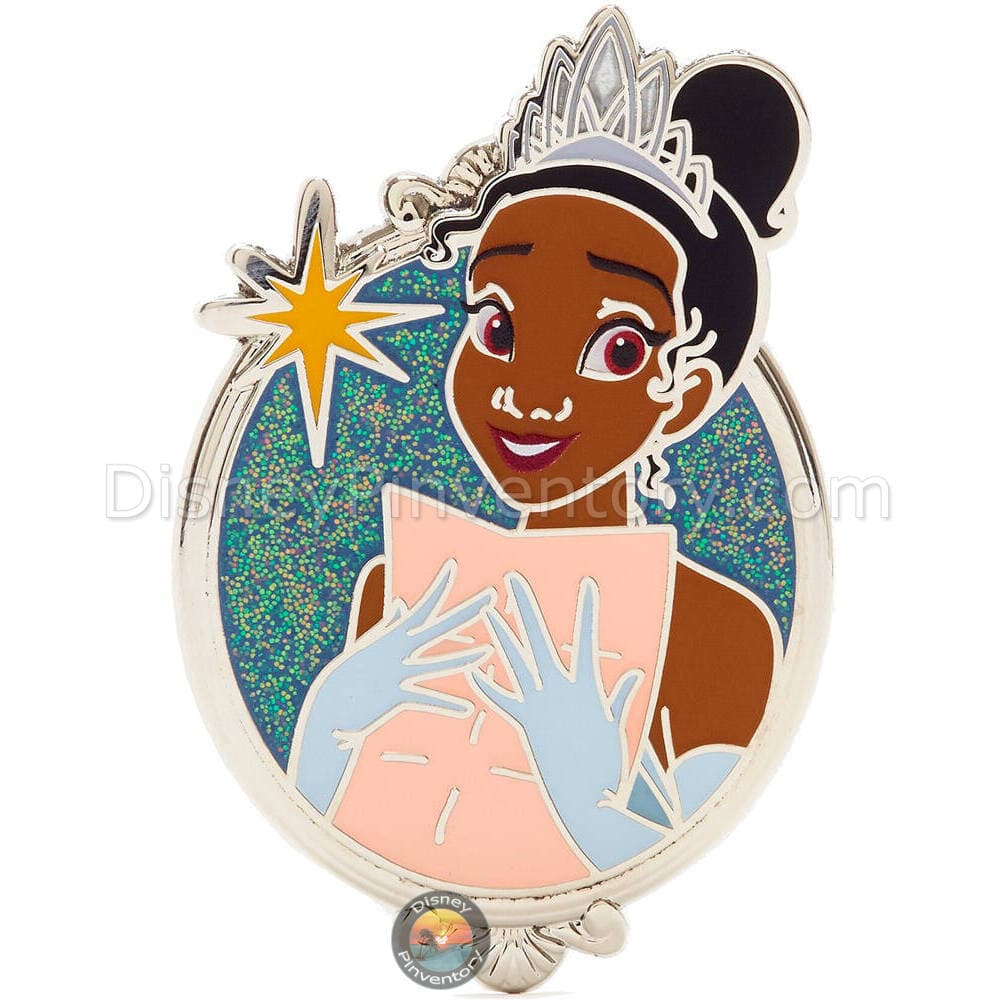Princess Glitter Portrait Tiana Pin - The Princess and the Frog - Pin 47754