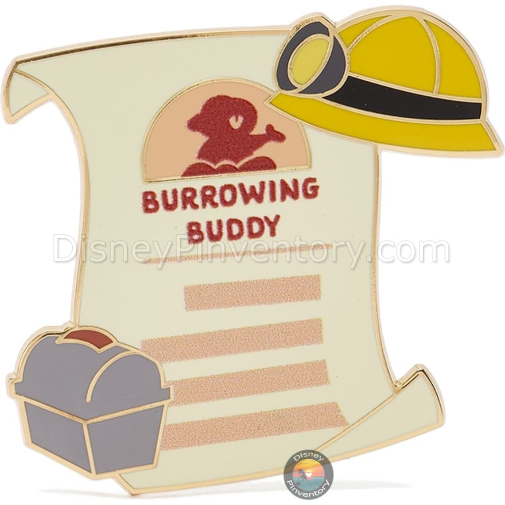 Winnie the Pooh and Gopher Pin Set - Burrowing Buddy Note - Hundred Acre Wood Series - November - Pin 47767