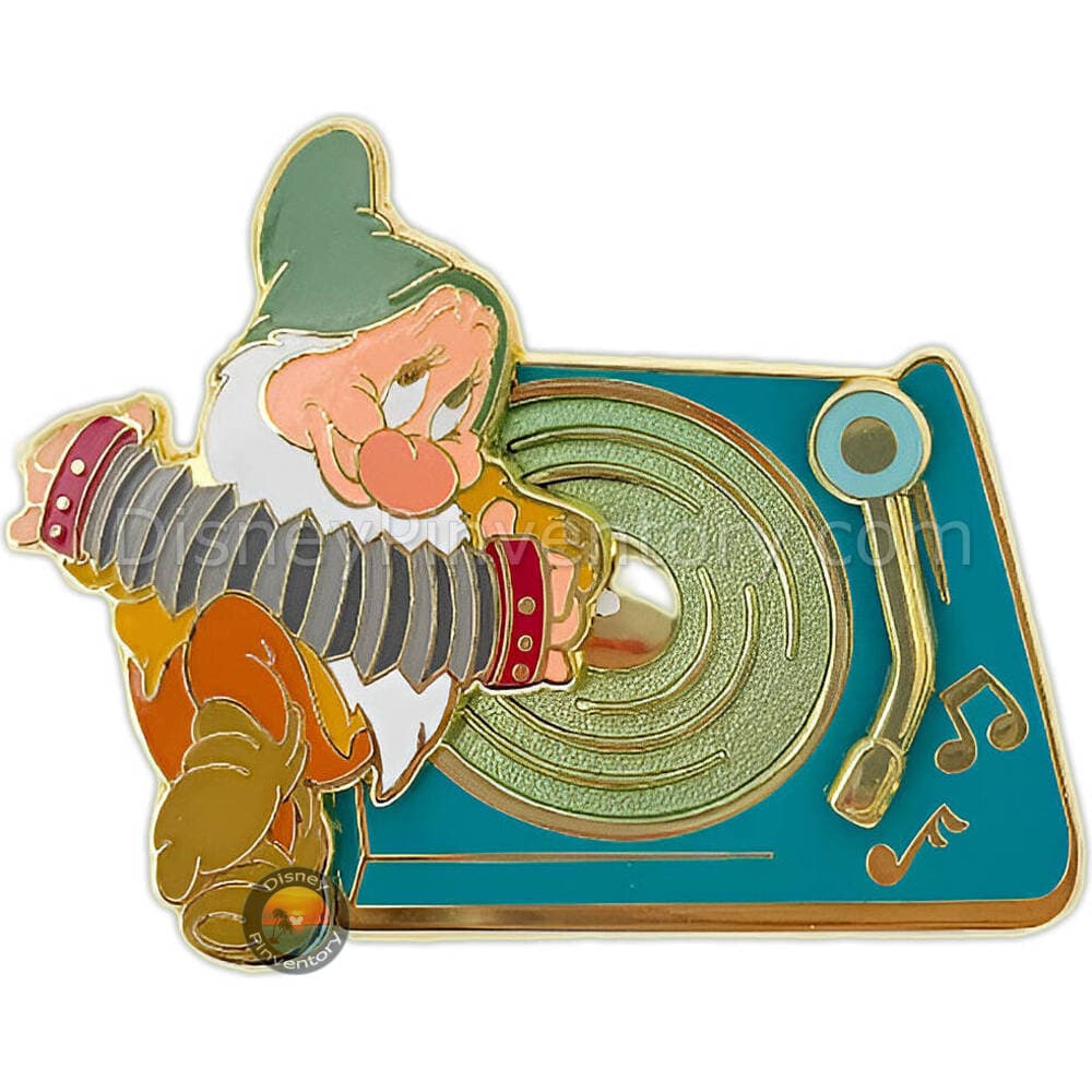 Disney Vinyl Record Player Series Pin - Bashful - Pin 47813