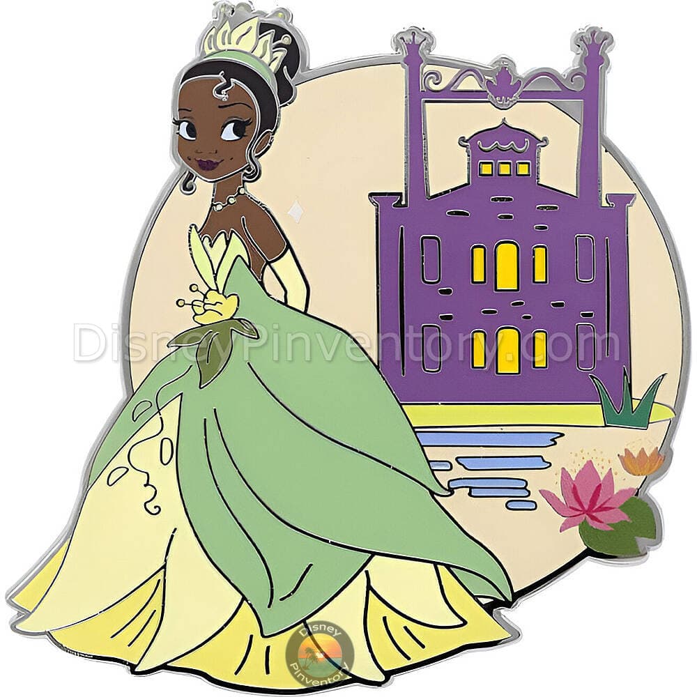 Disney Princess Enchanted Kingdoms Mystery Pin Set - Tiana - Pinktacular Pin Party - Pin 47878