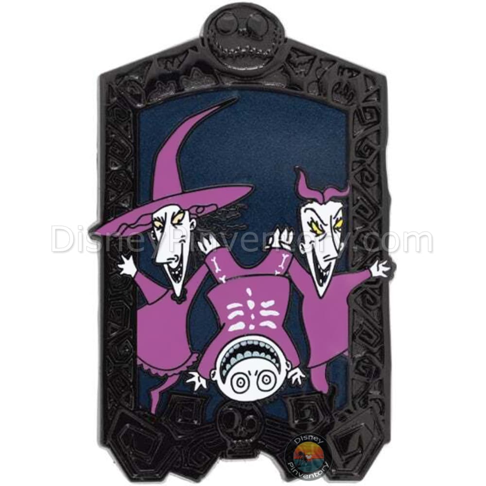 Nightmare Before Christmas Gravestone Gallery Series Mystery Pin Set - Lock, Shock, & Barrel - Pinktacular Pin Party - Pin 47908