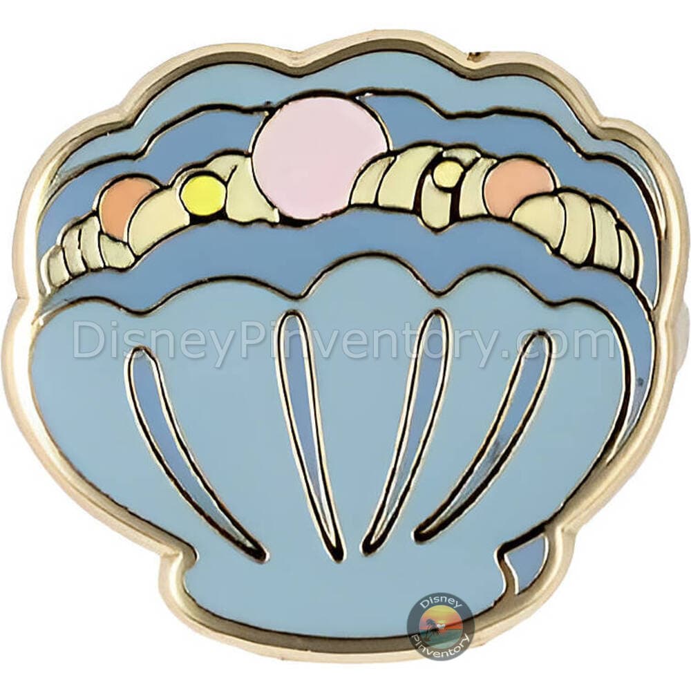 Disney Mini Micro Princess Royal Treats Mystery Pin Set - Ariel's Oyster with Pearl Treat - Pinktacular Pin Party - Pin 47930