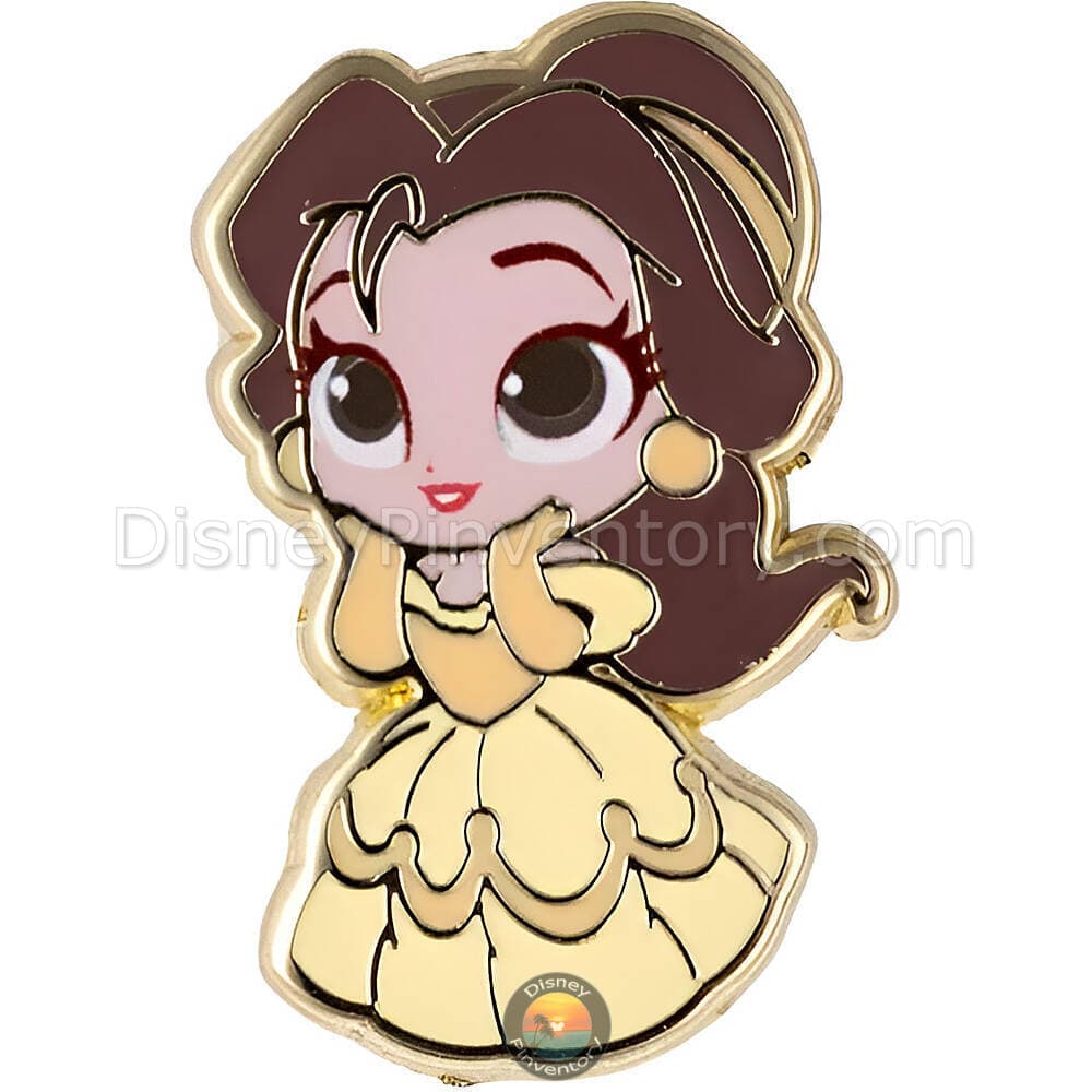 Disney Mini Micro Princess Royal Treats Mystery Pin Set - Belle - Pinktacular Pin Party - Pin 47933