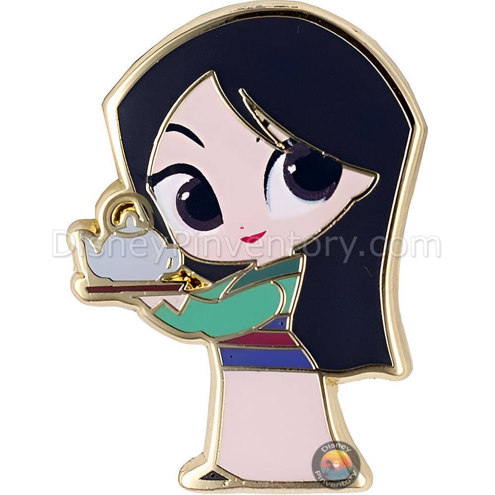 Disney Mini Micro Princess Royal Treats Mystery Pin Set - Mulan - Pinktacular Pin Party - Pin 47939