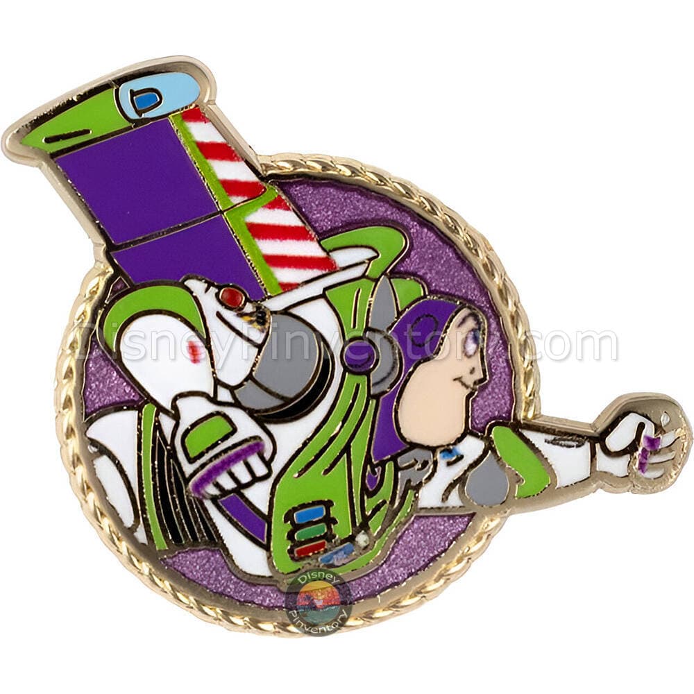 Disney Pixar Mini Micro Toy Story Anniversary Mystery Pin Set - Buzz Lightyear - Pinktacular Pin Party - Pin 47960