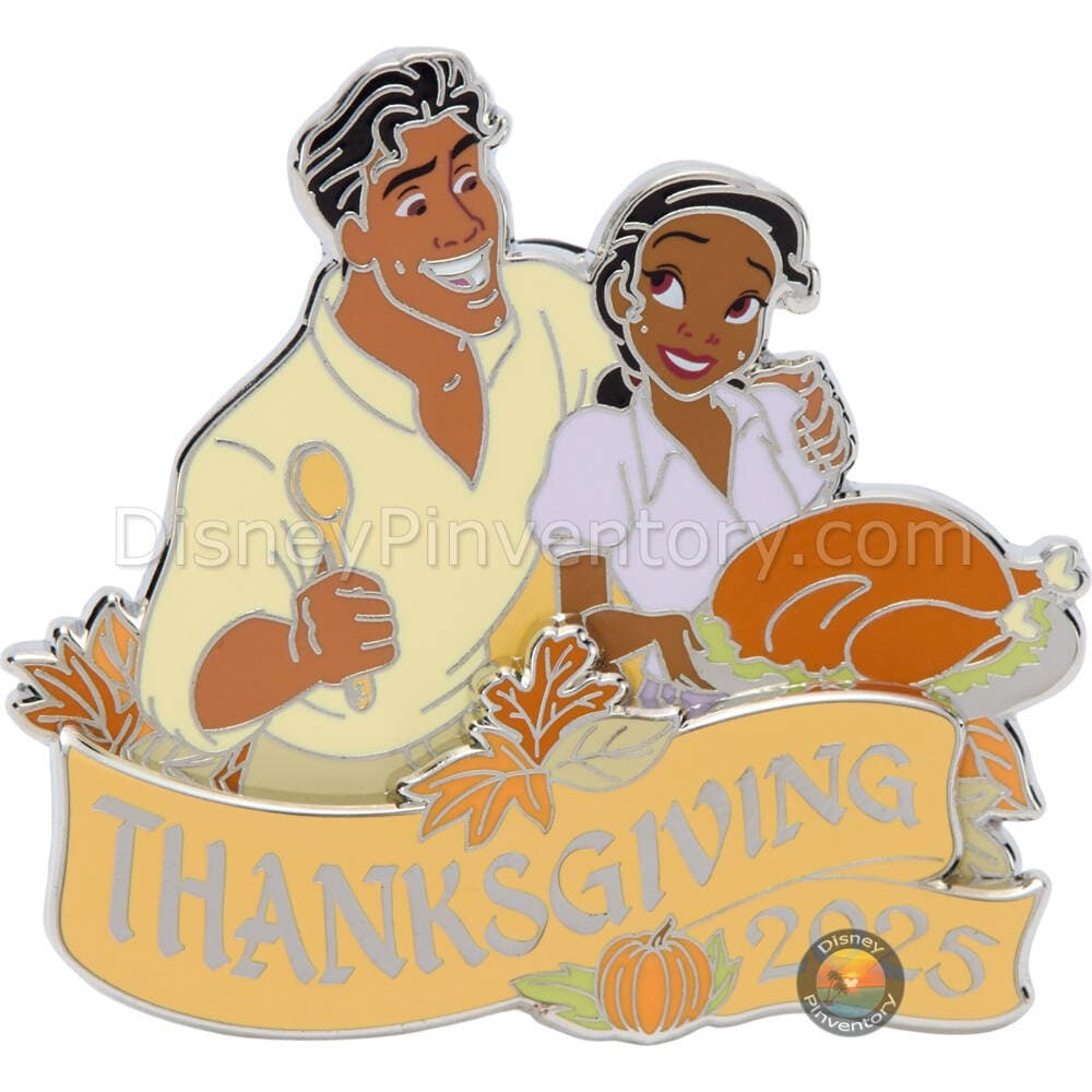Tiana and Naveen Thanksgiving 2025 Pin - The Princess and the Frog - Pin 47983
