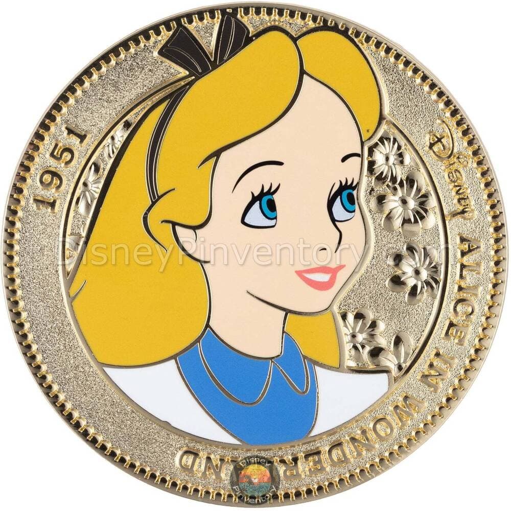 Disney Alice in Wonderland Coin Pin - PALM Exclusive - Pin 48089