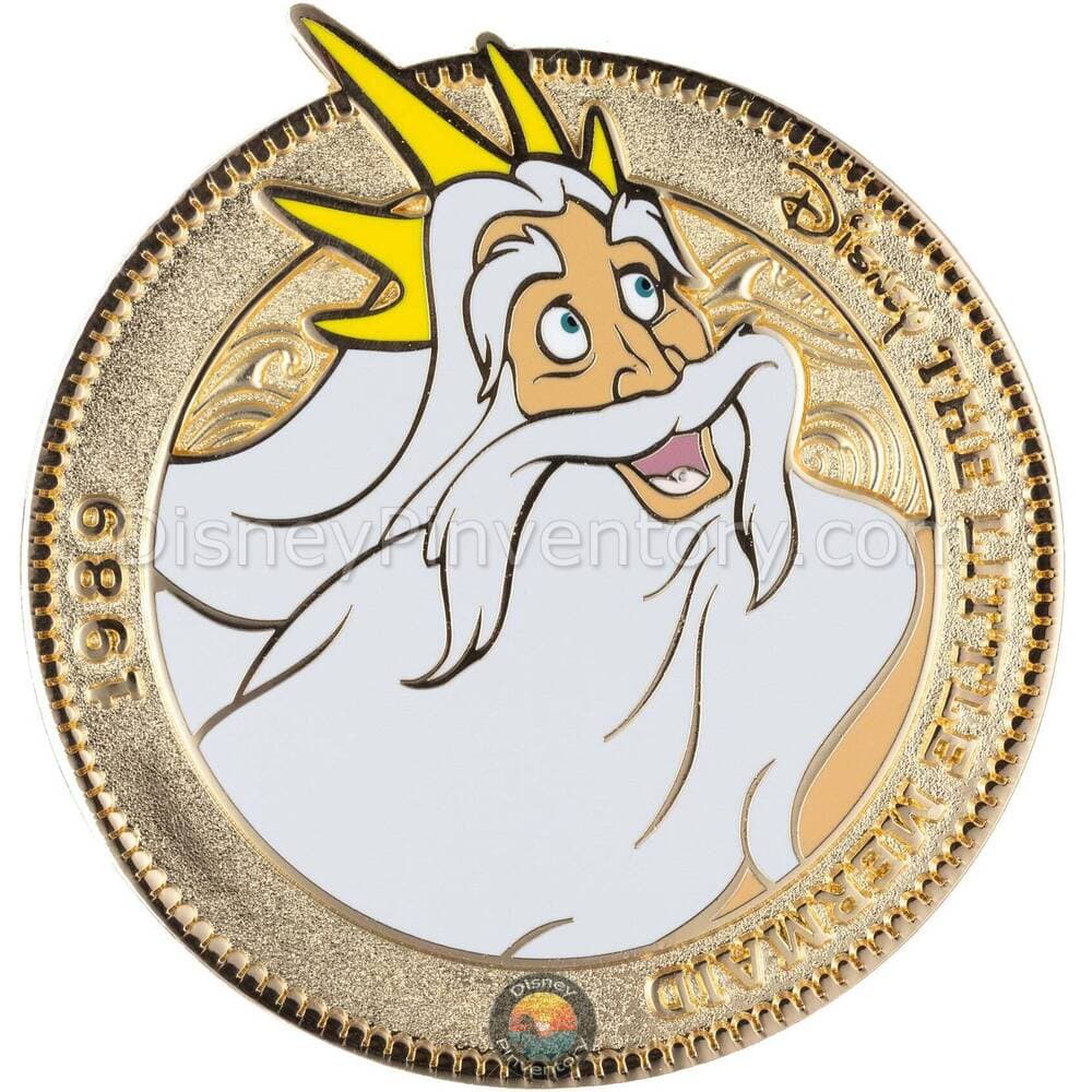 Disney The Little Mermaid King Triton Coin Pin - PALM Exclusive - Pin 48091