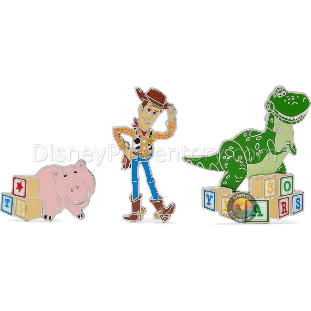 Toy Story 30th Anniversary 3-Piece Pin Set - Pin 48124