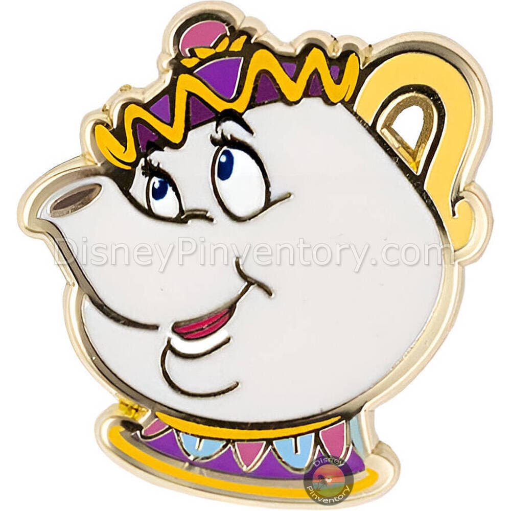Disney Sidekicks Mini Micro Mystery Pin Set - Mrs. Potts - PALM Exclusive - Pin 48192