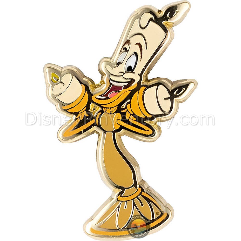 Disney Sidekicks Mini Micro Mystery Pin Set - Lumiere - PALM Exclusive - Pin 48196