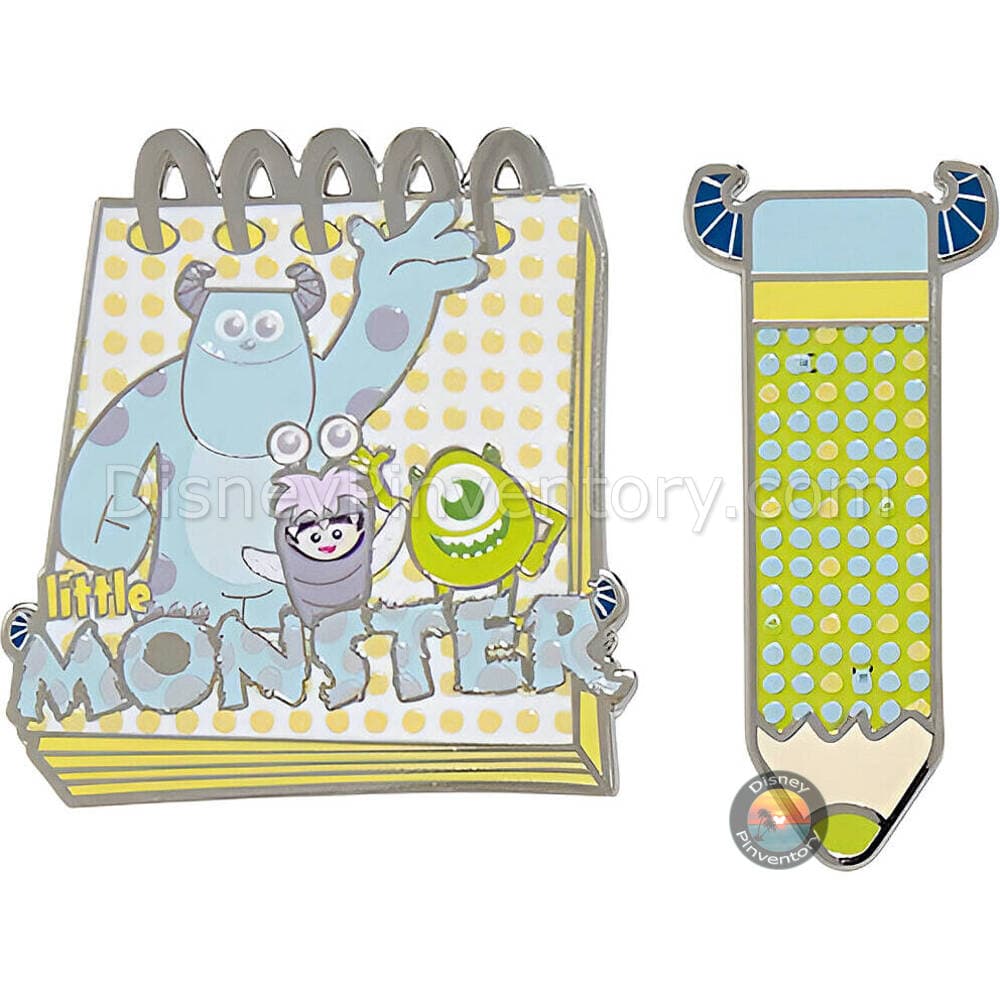Disney Pixar Pencil & Notepad Blind Box Pin Set - Monsters, Inc. Set - BoxLunch Exclusive - Pin 48238