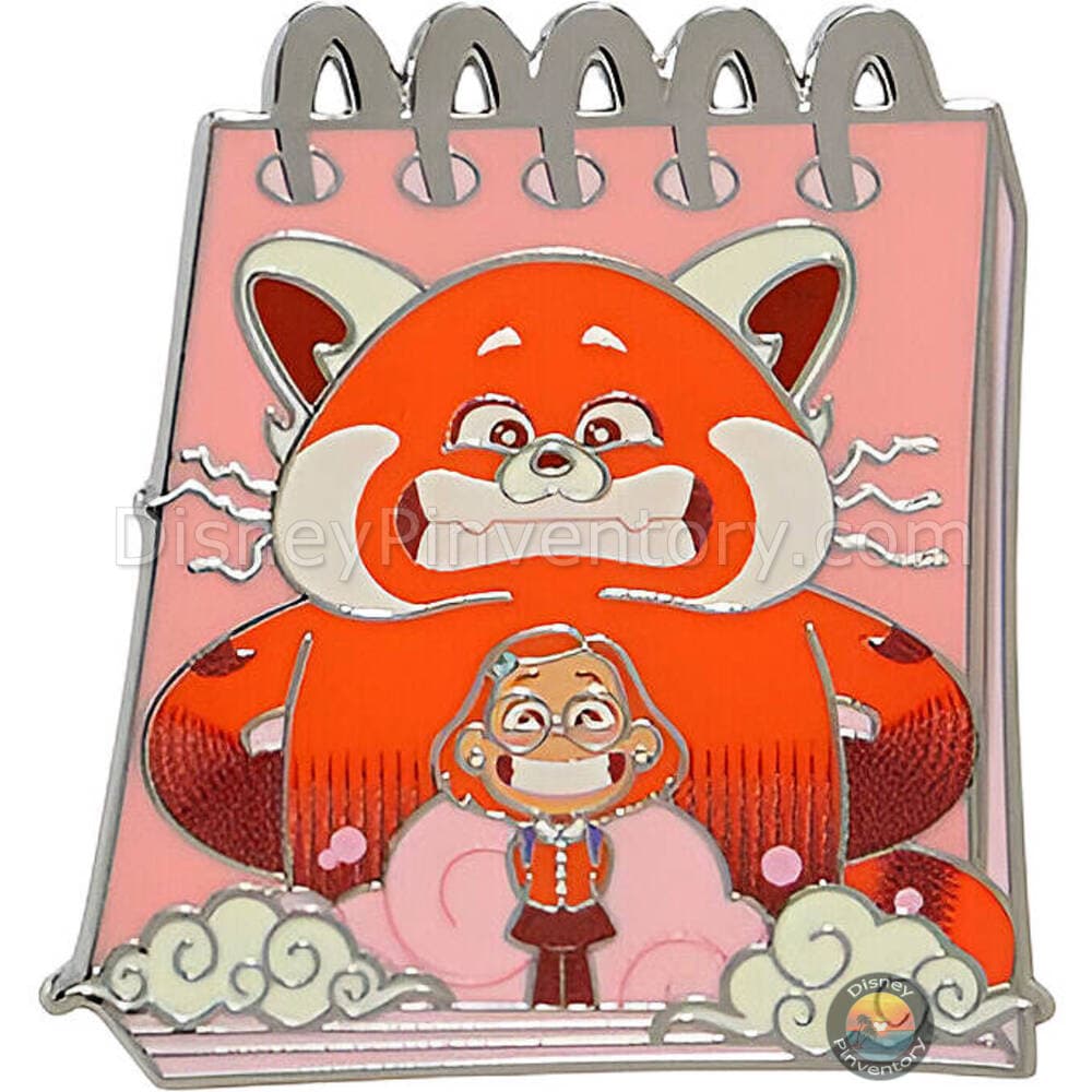 Disney Pixar Pencil & Notepad Blind Box Pin Set - Turning Red Notepad  - BoxLunch Exclusive - Pin 48250