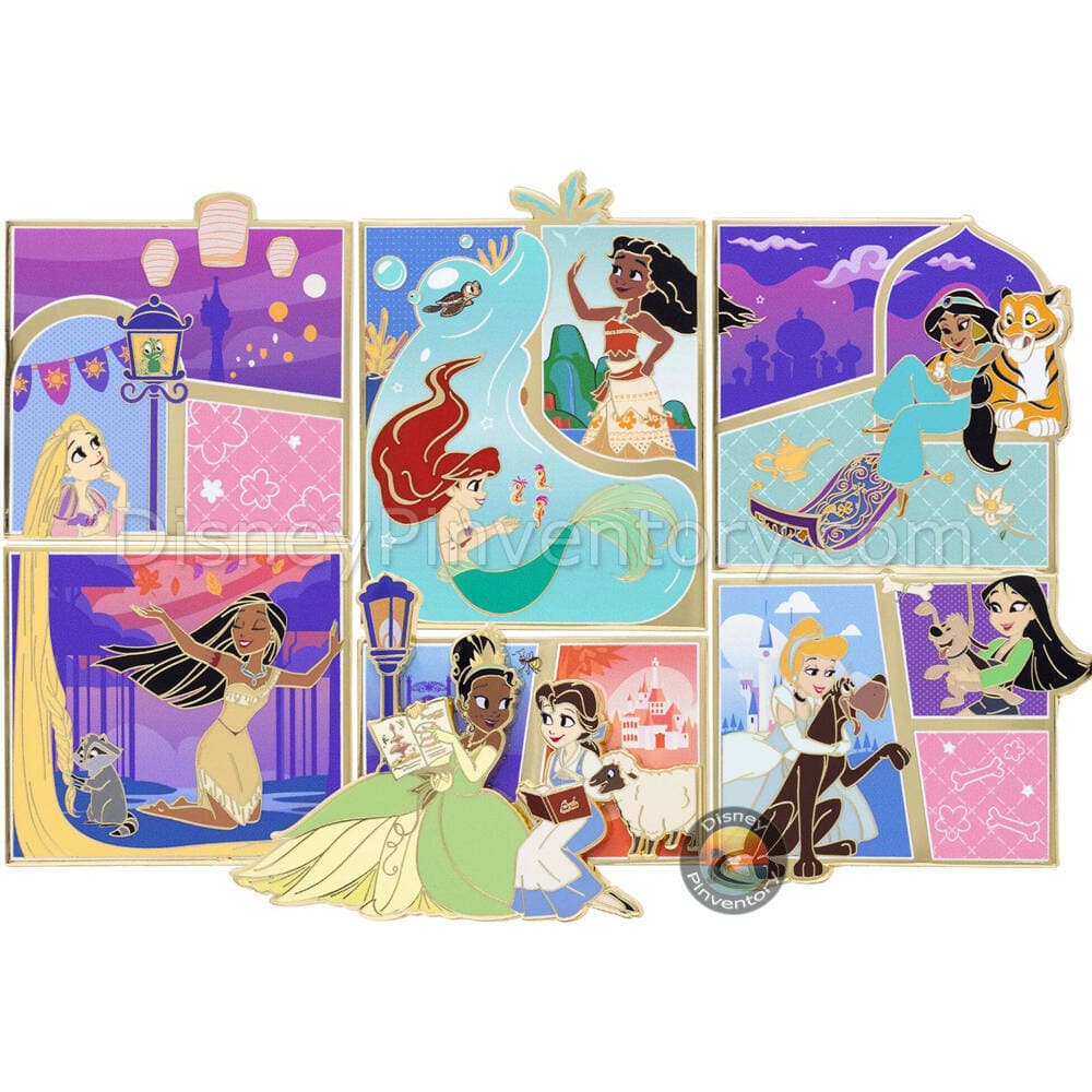 Disney Princess Care for your World Series Mystery Pin Set -  PALM Exclusive - Pin 48270