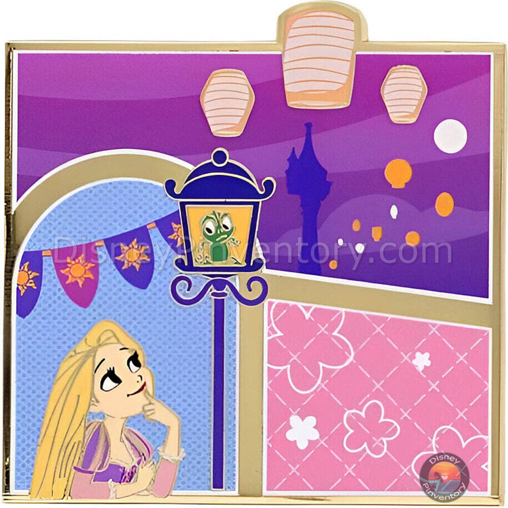 Disney Princess Care for your World Series Mystery Pin Set - Rapunzel & Pascal - PALM Exclusive - Pin 48271