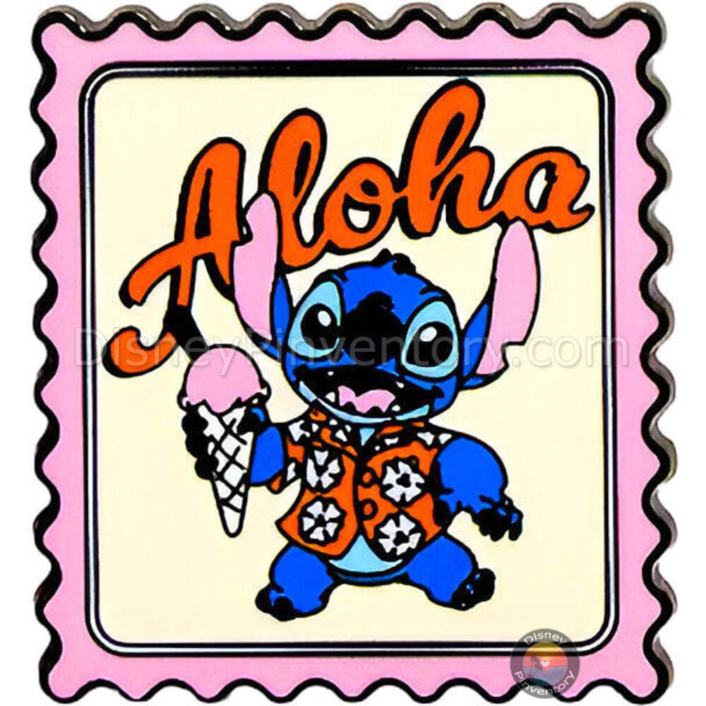 Stitch Mystery Series 05 Mystery Pin Set - Aloha Stitch (Y1051) - FiGPiN - Pin 48296
