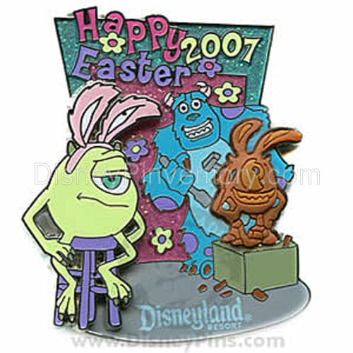Happy Easter 2007 - Mike and Sulley - Pin 4832