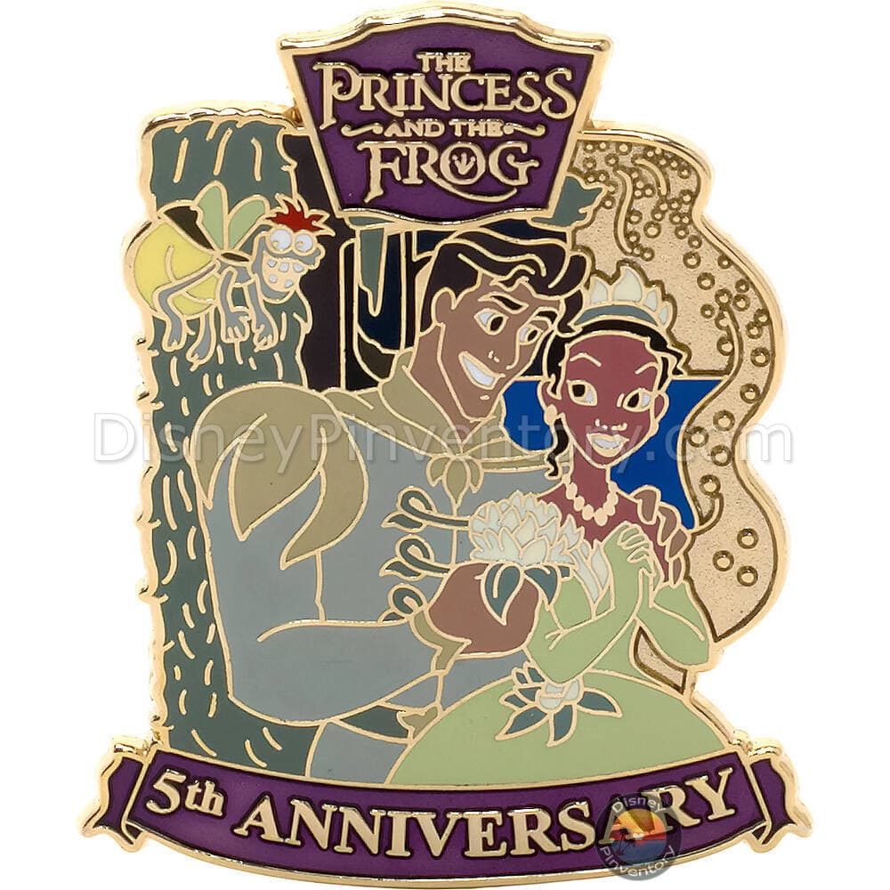 The Princess and the Frog 5th Anniversary Pin - Pin 48354