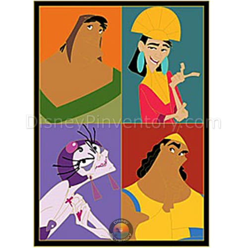 The Emperor's New Groove 25th Anniversary Character Block Pin - DSSH - Pin 48375