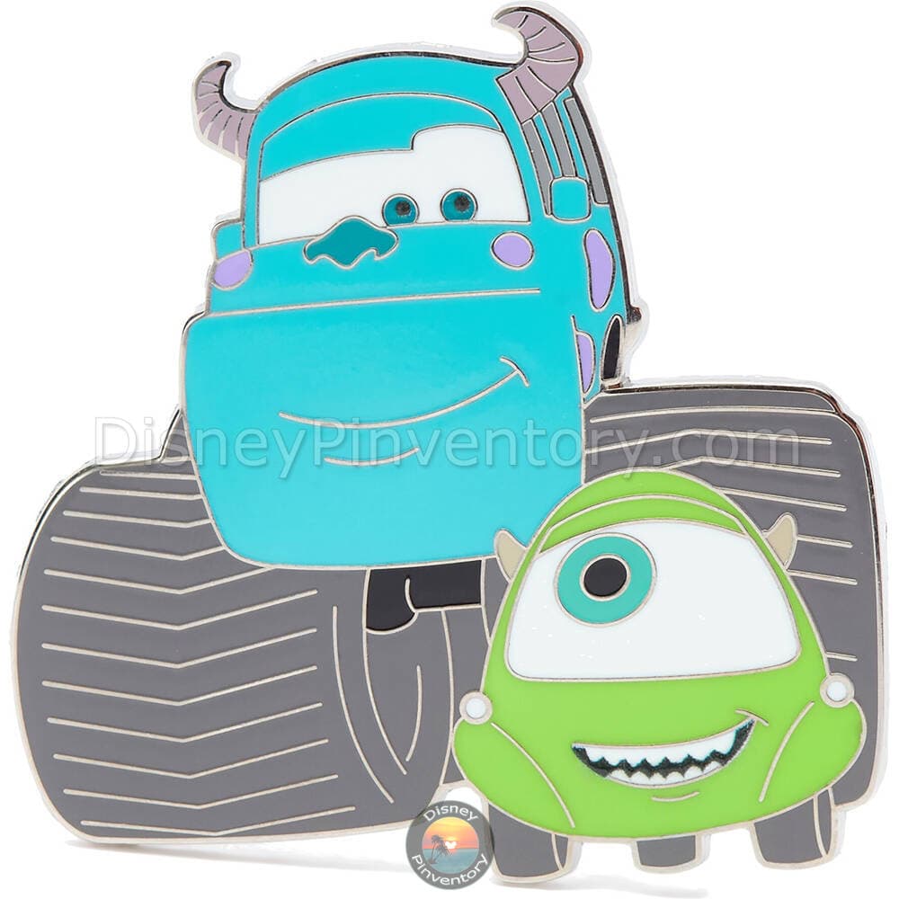 Mike and Sulley Monster Truck and Car Pin - Monsters, Inc. - Pin 48474