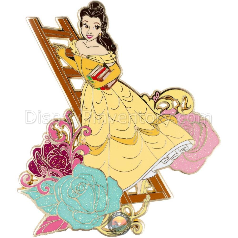 Disney Beauty and the Beast Pages and Petals Pin - PALM Exclusive - Pin 48480