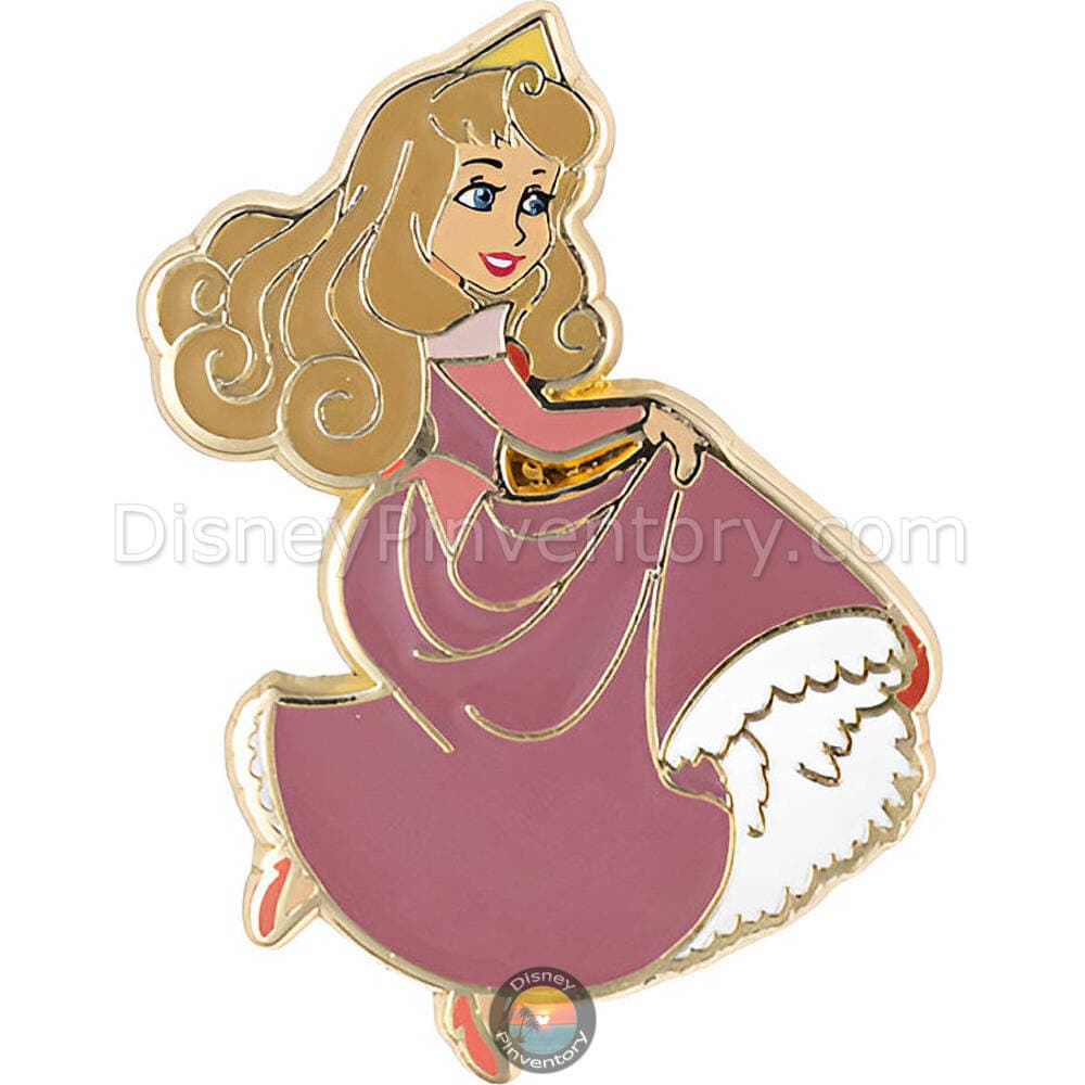 Disney Princess and Sidekicks Mystery Micro Trading Pin Set - Aurora Pink Dress - Pin 48544