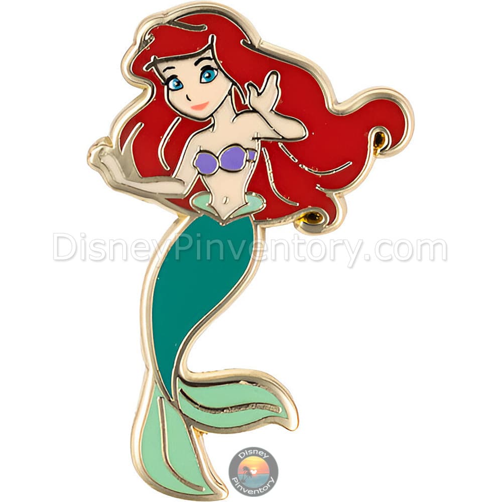 Disney Princess and Sidekicks Mystery Micro Trading Pin Set - Ariel - Pin 48548