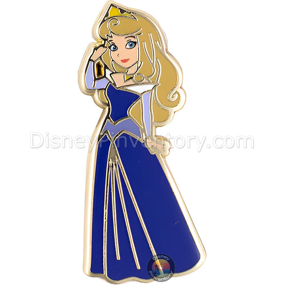 Disney Princess and Sidekicks Mystery Micro Trading Pin Set - Aurora Blue Dress Chaser - Pin 48564