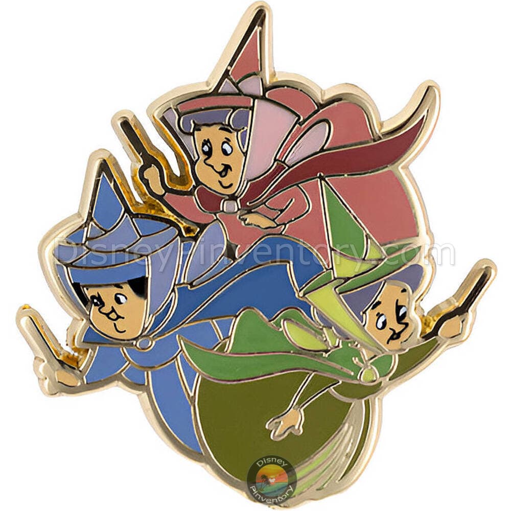 Disney Princess and Sidekicks Mystery Micro Trading Pin Set - Fairies Chaser - Pin 48565